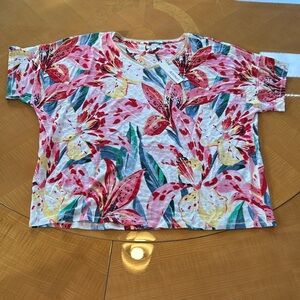 Floral Print Women's Top